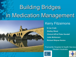 Building Bridges in Medication Management