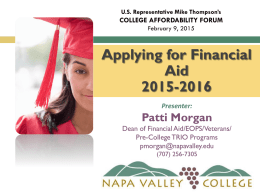 PPT - Napa County Office of Education