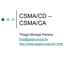 CSMA/CD – CSMA/CA