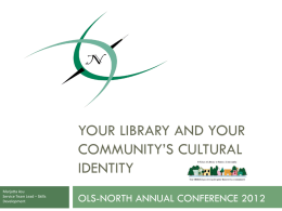 community - Ontario Library Service