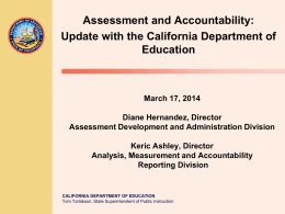 Accountability Within California