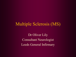 Multiple Sclerosis (MS) - Back to Medical School
