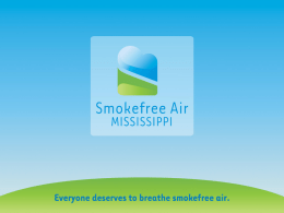 Smokefree Air MS PowerPoint