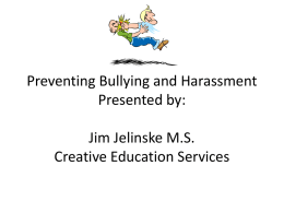 Pointers for Bullying PowerPoint Presentation