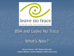 BSA and Leave No Trace