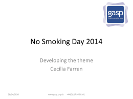 No Smoking Day 2014