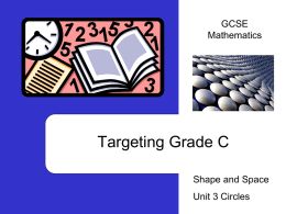 Shape and Space 3 - Circles - School