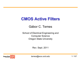Lecture for Filters - Classes