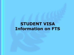 Student visa Funds Transfer Scheme information