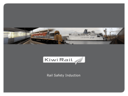 KiwiRail Safety Induction