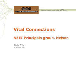 Vital Connections - Nelson Principals Association