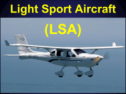 (LSA) Flight Testing