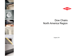 NA Dow Chair Standards