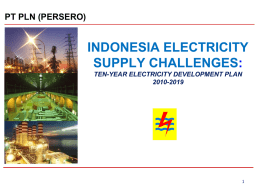 indonesia electricity supply challenges