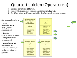 Quartett: Spielanleitung (PowerPoint, 1,8 MB)