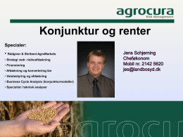 En ny verden med Agrocura AG