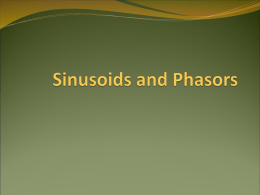 Phasors