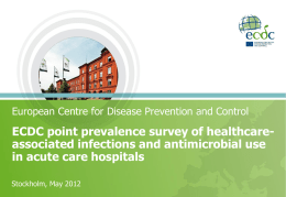 PPS on HAI and antimicrobial use - forms