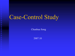Case Control Study