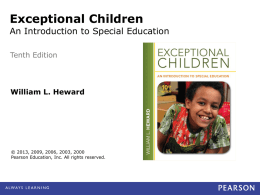 William L. Heward Exceptional Children