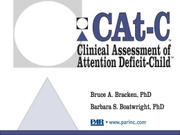 CAT-C - Psychological Assessment Resources, Inc.