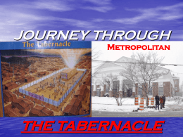 Feast of Tabernacles - Metropolitan Baptist Church