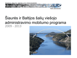 Šiaurės ir Baltijos šalių viešojo administravimo programa