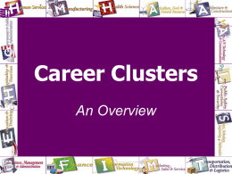 Missouri Career Clusters - Missouri Center for Career Education