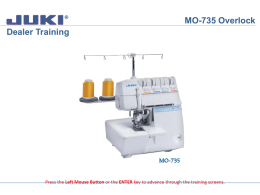 MO-735 Overlock - Juki America