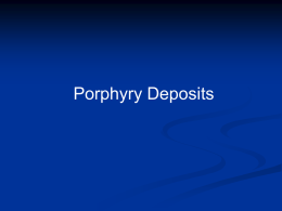 Porphyry deposits