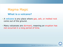 What is a volcano?
