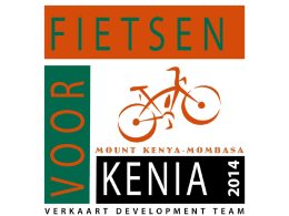 Presentatie Fietsen voor Kenia