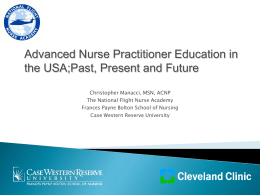 Nurse Practitioners - Flight Nursing Program