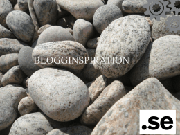 Blogginspiration - Helsingborg v.44