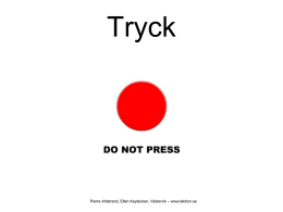 Tryck ppt