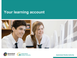 Your learning account