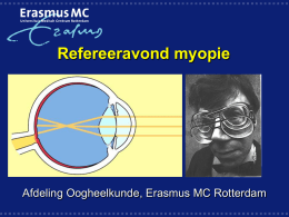 Visuele consequenties van myopie (2,4Mb PowerPoint)