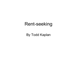 Rent-seeking