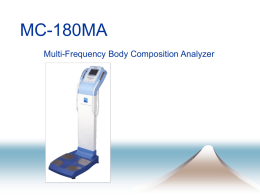 MC-180MA Multi-Frequency Body Composition Analyzer