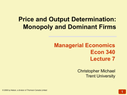 Lecture 7 - Trent University
