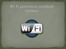 Wi-fi opcija na mobitelu
