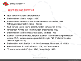 Suunnistuskurssi - Suomen Suunnistusliitto
