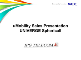 uMobility_Sales_Presentation_Sphericall2 - IPG