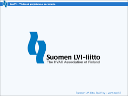 PPT - Suomen LVI-liitto | SuLVI ry