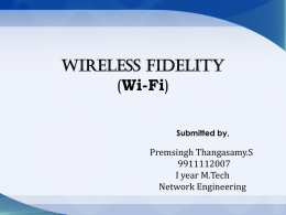 Wi-Fi - World Colleges Information