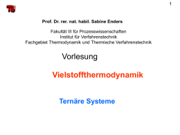 Berechnung der Spinodale - Thermodynamik und Thermische