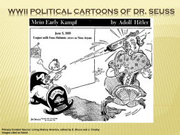 WWII Dr. Seuss Cartoons