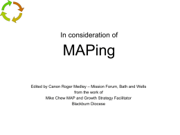 MAPing PowerPoint presentation