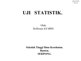 Uji Statistik