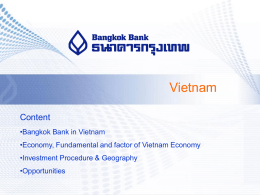 FDI in Vietnam